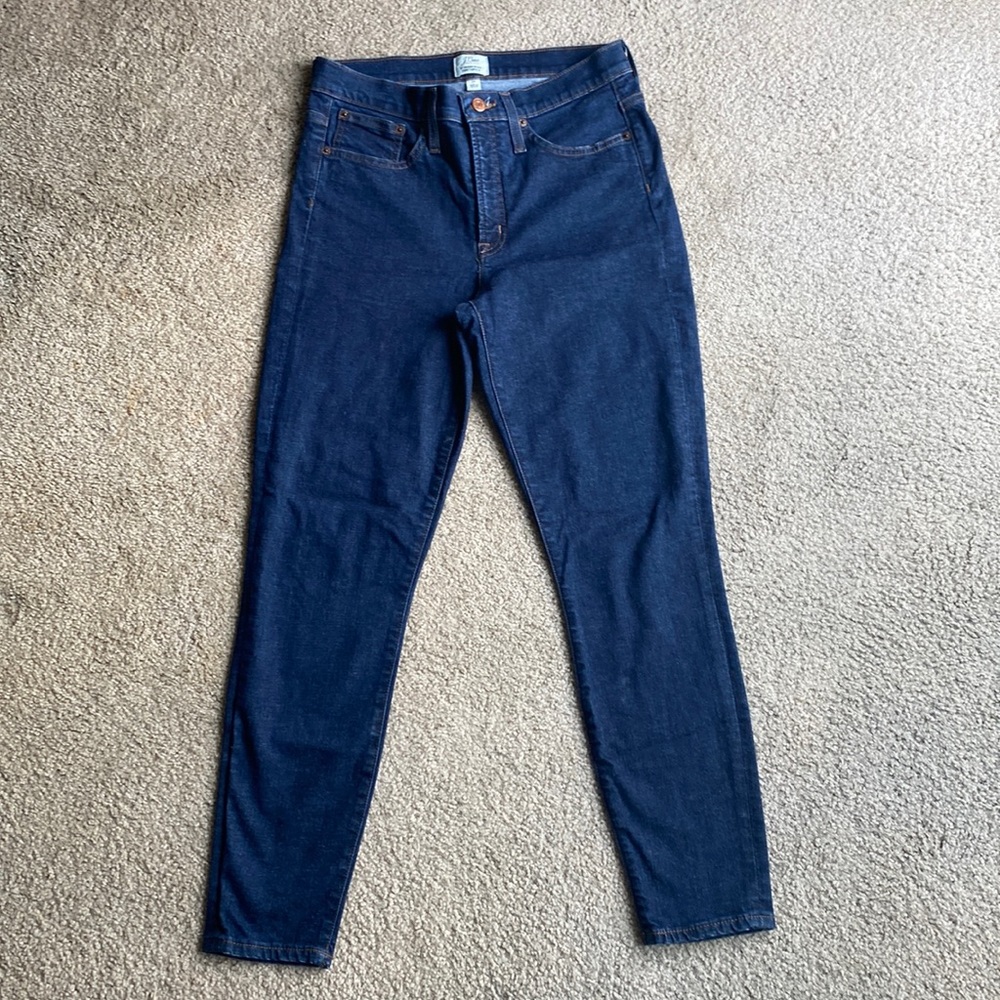 J. Crew High-Rise Toothpick Jeans